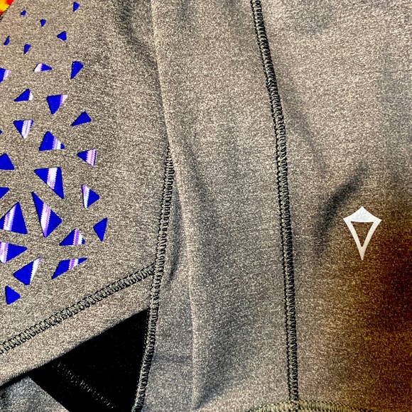 Ivivva by Lululemon Cropped Grey Leggings. Girls Size 12 - Picture 8 of 8